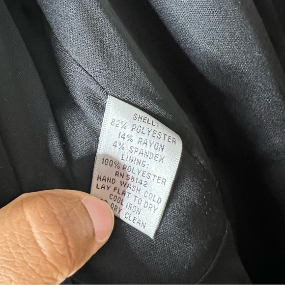 Kelly & Diane Gray Sheath Suiting Dress Paisley Sleeveless Textured Size 4 - Picture 4 of 5